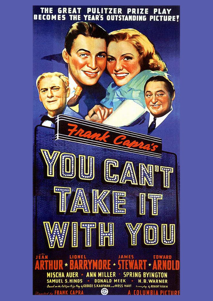 Film Poster You Cant Take it With You 01 A4 Photo Print
