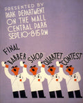 Final Barbershop Quartet Contest Barber Shop Usa barber advert A4 Photo Print