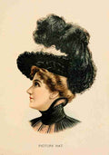 Fine Millinery 1899 11 A4 Photo Print