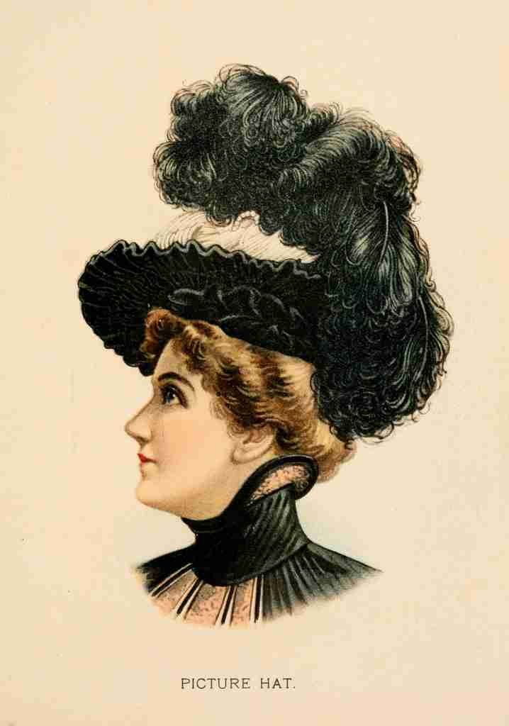 Fine Millinery 1899 11 A4 Photo Print