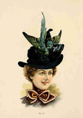 Fine Millinery 1899 12 A4 Photo Print