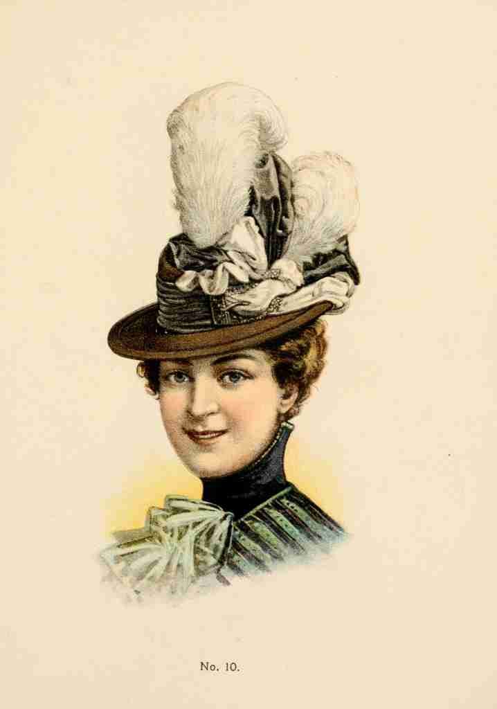 Fine Millinery 1899 13 A4 Photo Print