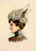 Fine Millinery 1899 16 A4 Photo Print