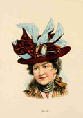 Fine Millinery 1899 18 A4 Photo Print