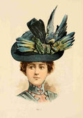 Fine Millinery 1899 2 A4 Photo Print