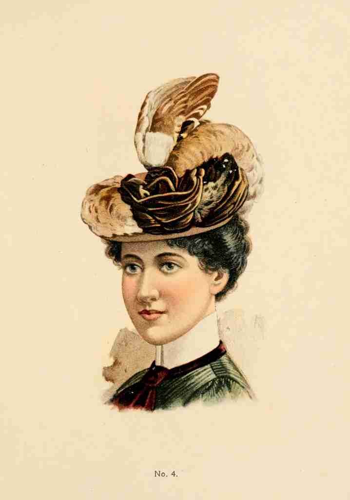 Fine Millinery 1899 6 A4 Photo Print