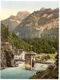 Finstermunz Old I Tyrol Vintage A4 Photo Print