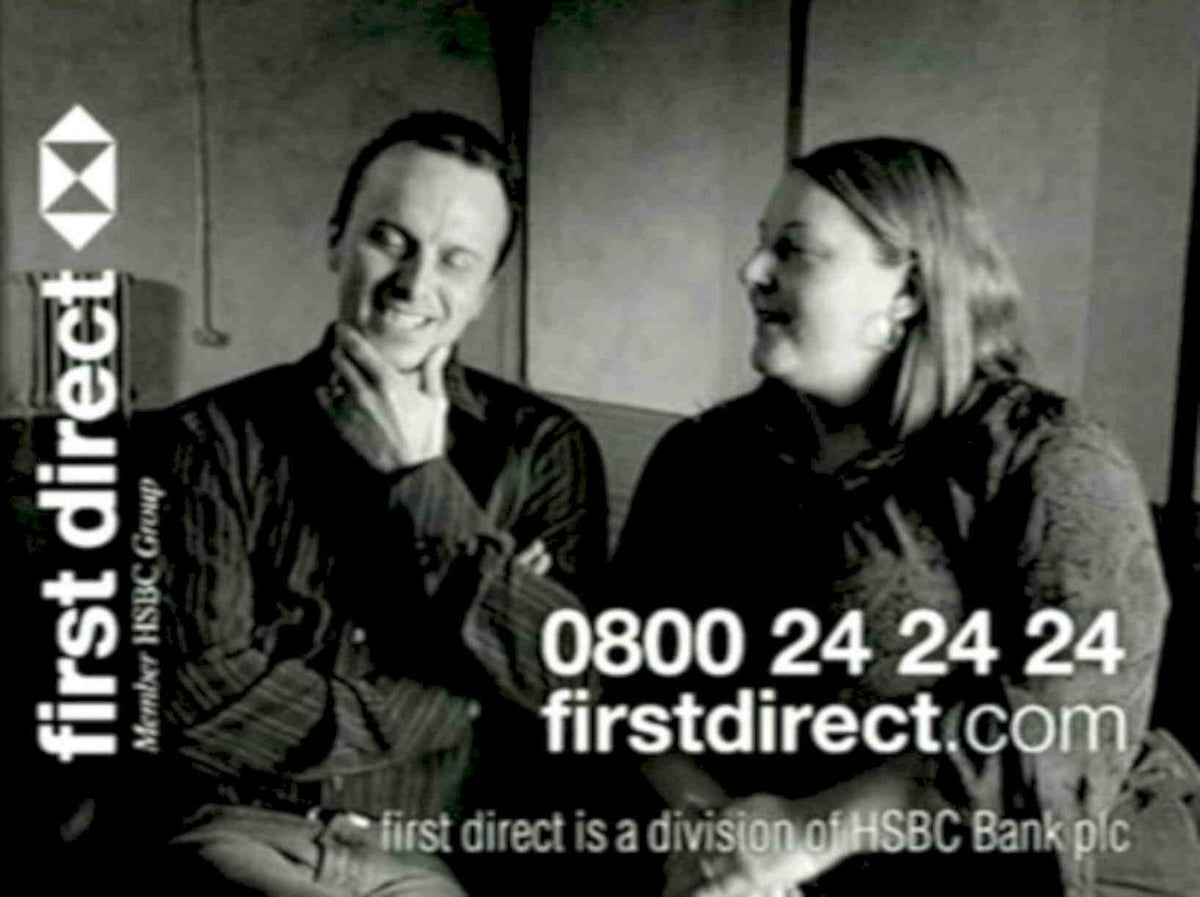 First Direct People Vintage Retro Advert Poster A4 Photo Print