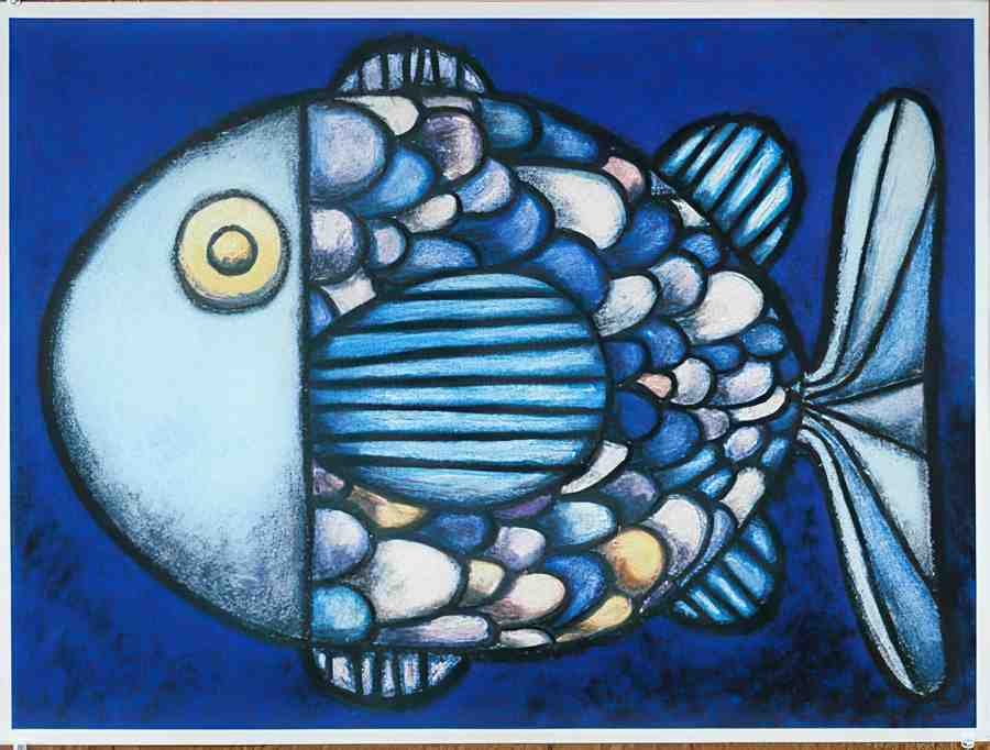 Fish Vintage Advert A4 Photo Print