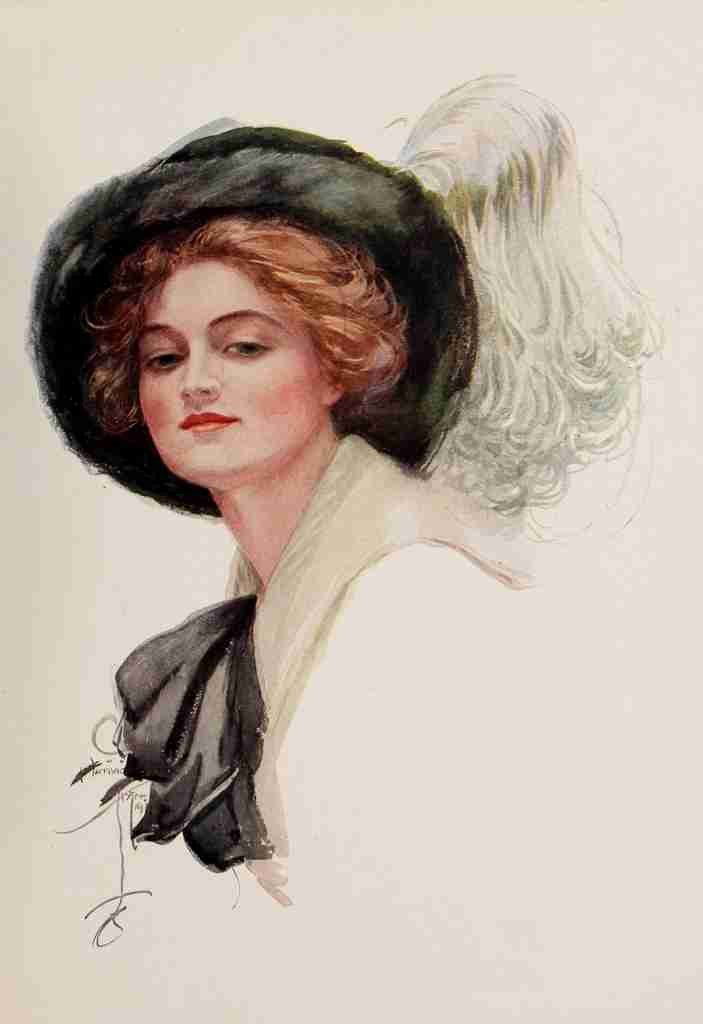 Fisher Harrison 1875 1934 American Belles 1911 Belle A4 Photo Print