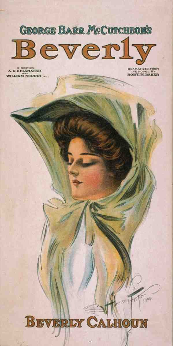 Fisher Harrison 1875 1934 Beverly 1904 poster A4 Photo Print