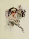 Fisher Harrison 1875 1934 Fair Americans 1911 The Debutante A4 Photo Print