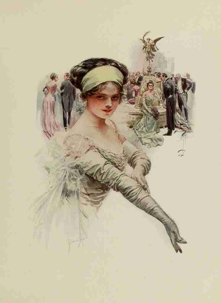 Fisher Harrison 1875 1934 Fair Americans 1911 The Debutante A4 Photo Print