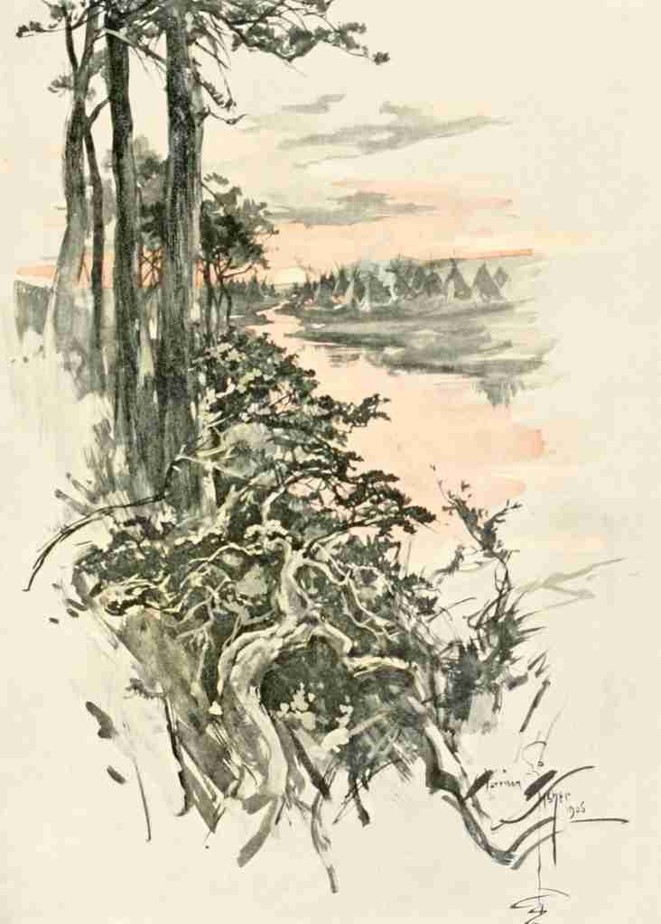 Fisher Harrison 1906 Sunset A4 Photo Print