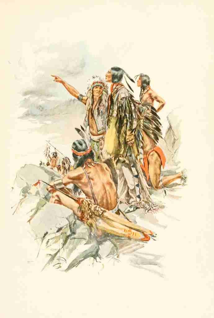 Fisher Harrison 1906 To the mountains A4 Photo Print