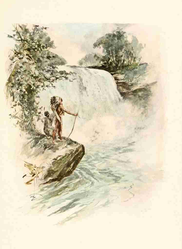 Fisher Harrison 1906 Waterfall A4 Photo Print