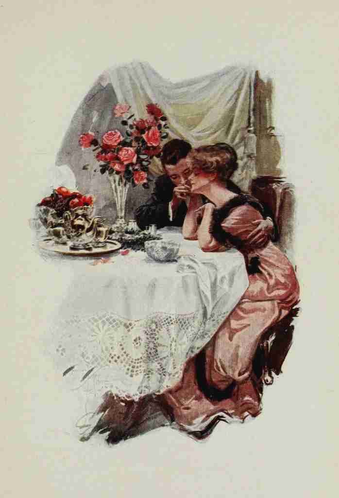 Fisher Harrison 1912 First evening in their own house A4 Photo Print