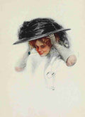 Fisher Harrison 1912 Hat pin A4 Photo Print