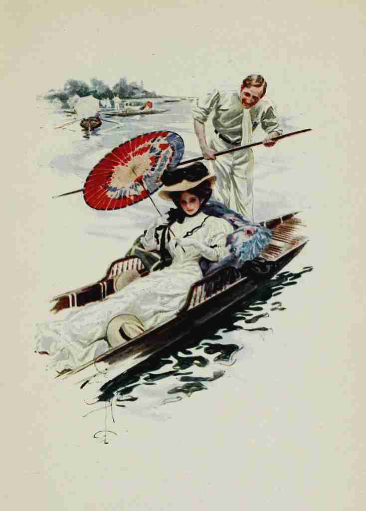 Fisher Harrison 1912 The American girl in England A4 Photo Print