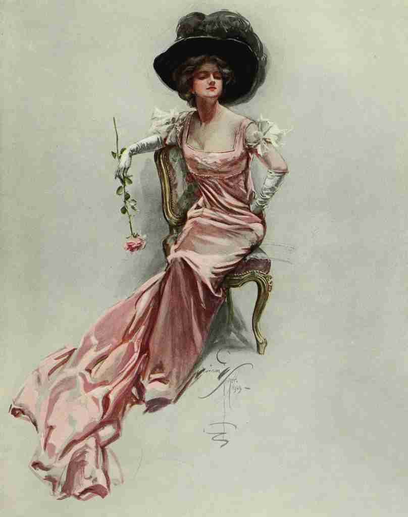 Fisher Harrison American Beauties 1909 Beautiful Rose A4 Photo Print