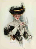 Fisher Harrison American Beauties 1909 In Teacup times A4 Photo Print