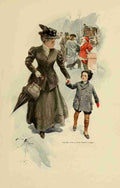 Fisher Harrison Their Hearts Desire 1909 Does Santa Claus make live things A4 Photo Print