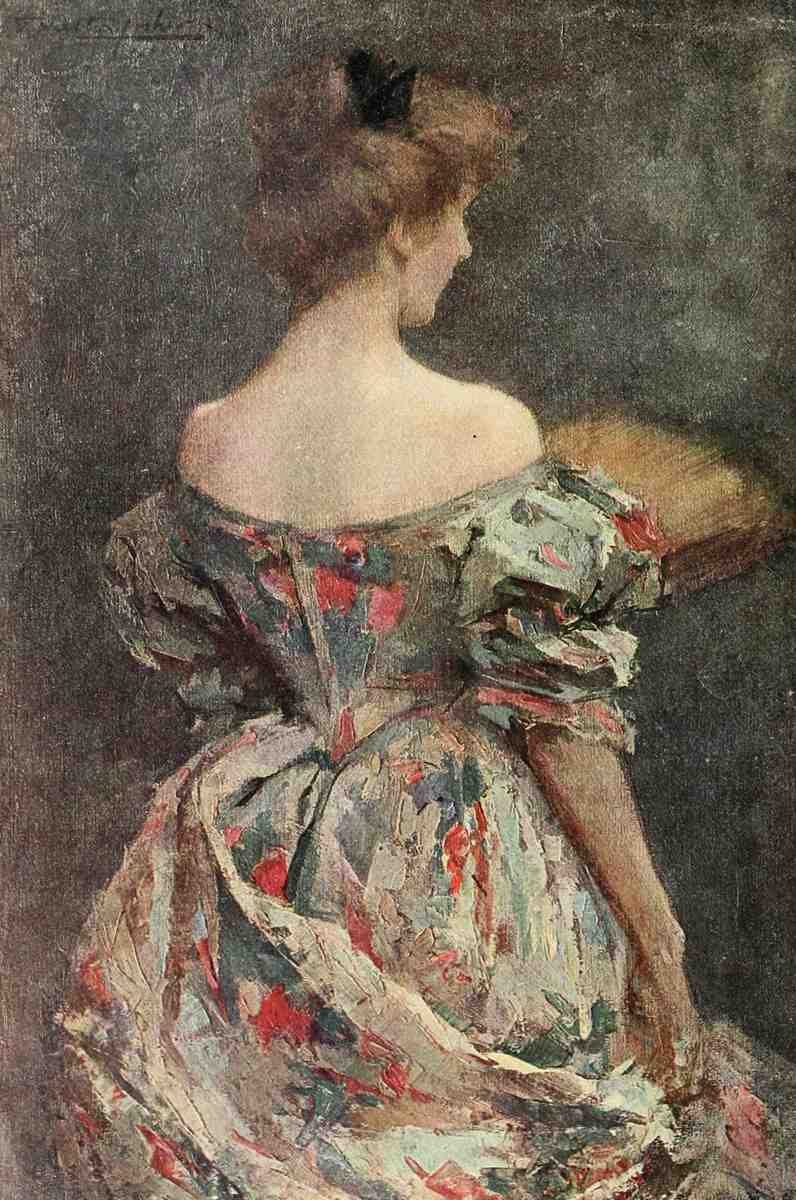 Fisher Samuel Melton 1859 1939 The International Studio 1908 The Flowered Gown A4 Photo Print