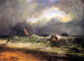 Fishermen In A Squall Joseph Mallord Turner A4 Photo Print