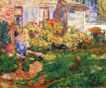 Fishing Hut Gloucester Hassam Impressionism American A4 Photo Print