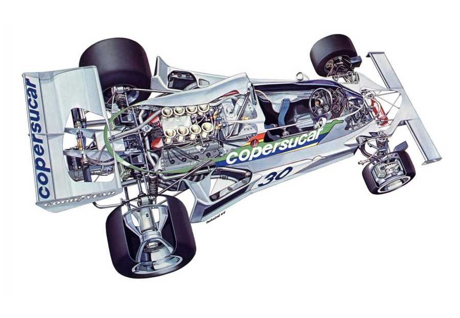 Fittipaldi FD04 1976 2048x1418 cutaway A4 Photo Print