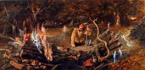 Fitzgerald John Anster The Woodcutters Misfortune A4 Photo Print