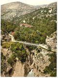 Fiume Fiumiara Street Croatia Vintage A4 Photo Print