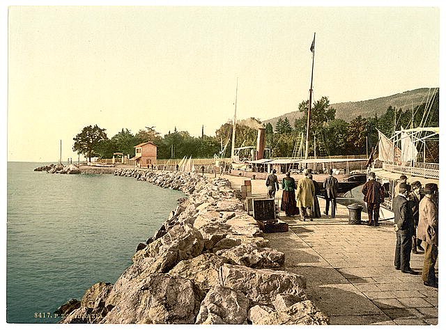 Fiume the Mole Croatia Vintage A4 Photo Print