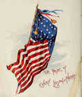 Flag Our Countrys Flag 1890 US Flag A4 Photo Print