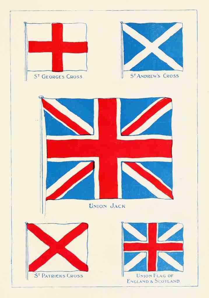 Flag Scotlands Story 1907 Flags A4 Photo Print
