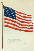 Flag The American Flag 1910 Old Glory A4 Photo Print