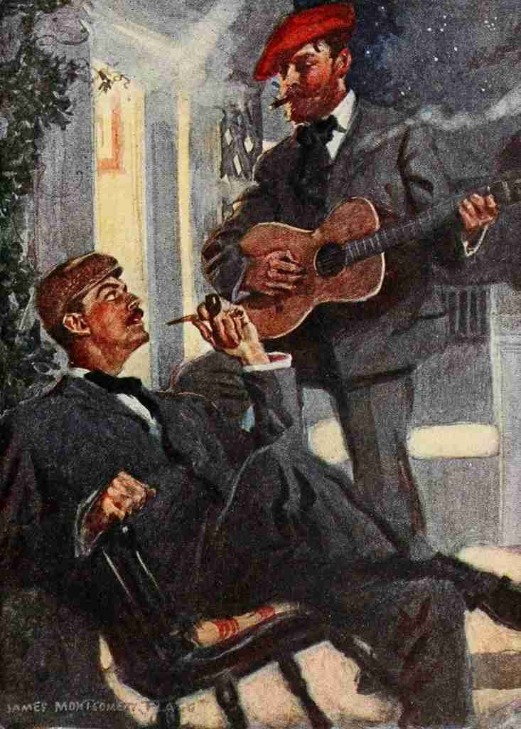Flagg James Montgomery 1877 1960 An Orchard Princess 1905 Serenade A4 Photo Print