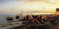 Flamm Albert Figures On A Shore Art A4 Photo Print