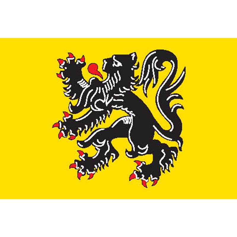 Flanders Reg Flag N3625 A4 Photo Print