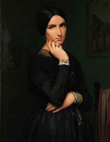 Flandrin Hippolyte Madame Hippolyte Flandrin A4 Photo Print