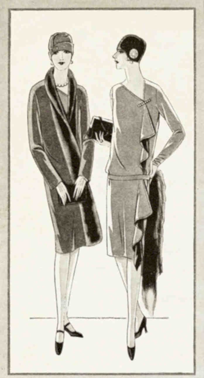 Flapper Dresses Women Vintage Retro Advert Poster A4 Photo Print