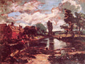 Flatford Mill From The Lock Art A4 Photo Print