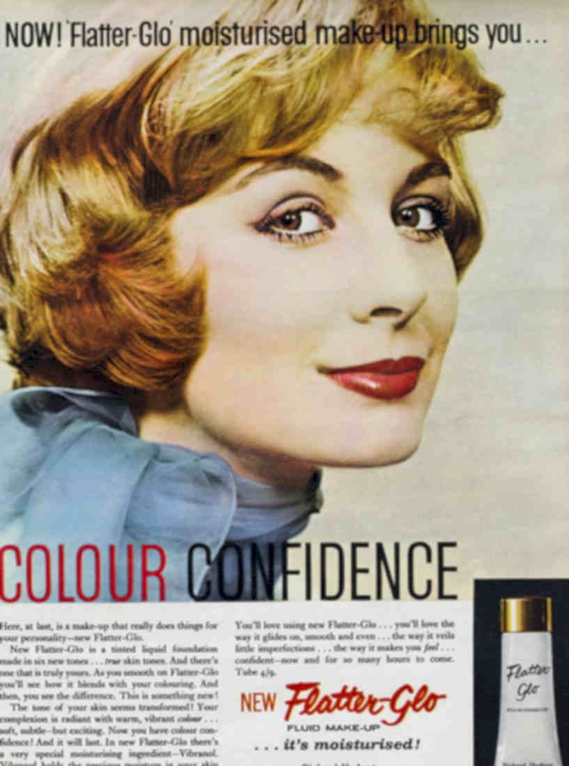 Flatter Glo Woman Vintage Retro Advert Poster A4 Photo Print