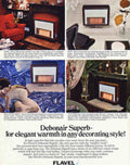 Flavel Fireplace Warmth Vintage Retro Advert Poster A4 Photo Print