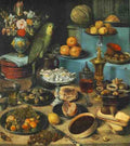Flegel Georg Still Life With Parrot A4 Photo Print