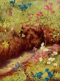 Flemwell George J 1865 1925 The Flower fields of Alpine Switzerland 1911 Primula Farinosa et al A4 Photo Print