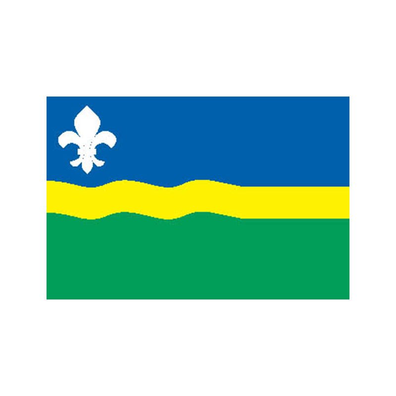 Flevoland Prov Flag N5547 A4 Photo Print