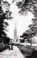 Flintshire Bodelwyddan Church Vintage A4 Photo Print