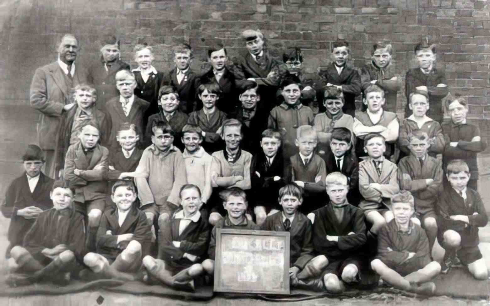 Flintshire Buckley St Matthews School 1935 Vintage A4 Photo Print