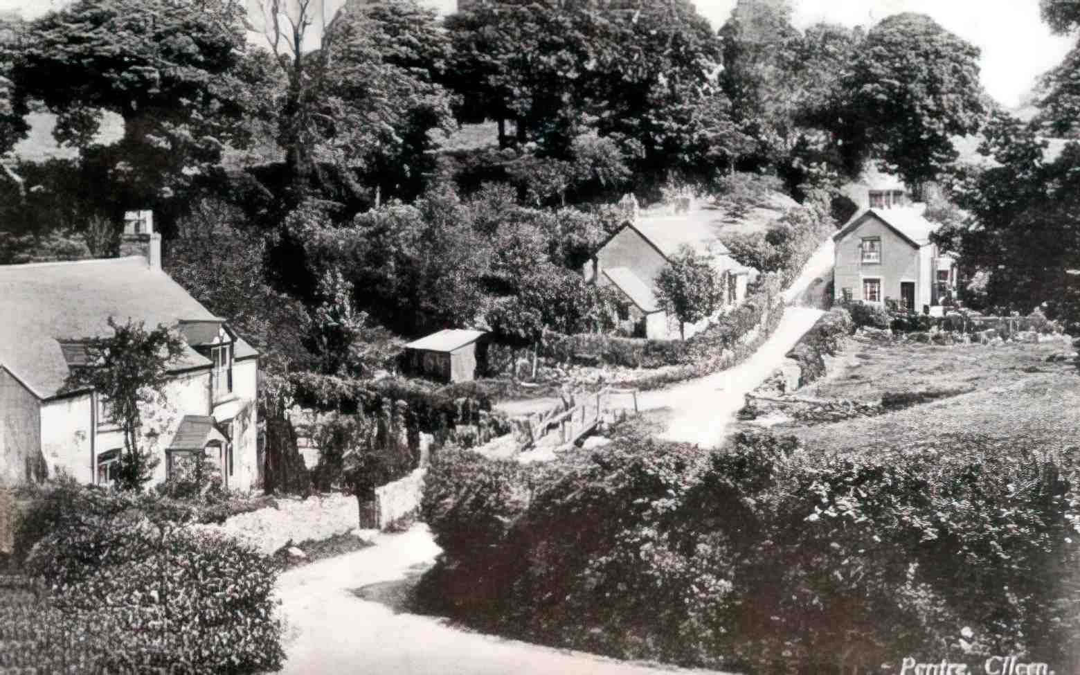 Flintshire Cilcain Pentre Vintage A4 Photo Print